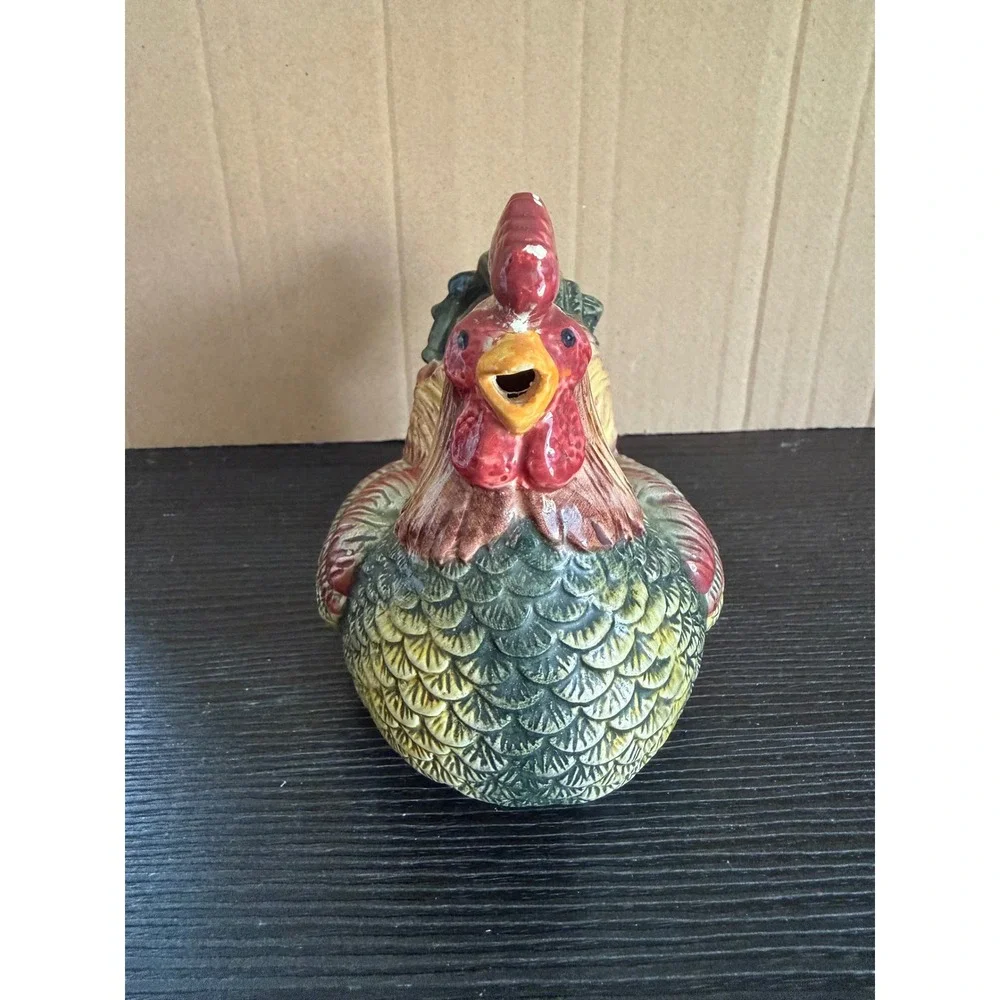 Sakura by Oneida China Ceramic Rooster Figurine Farmhouse Decor Creamer